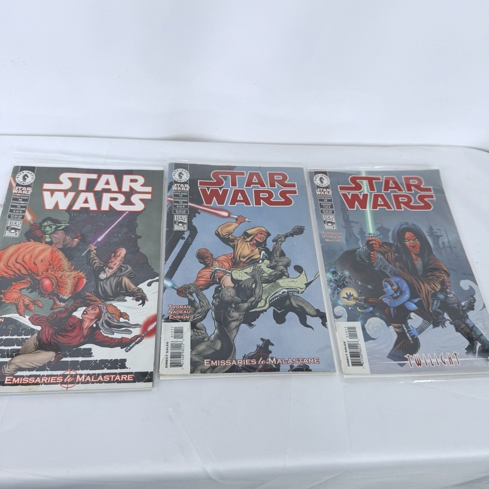 Star Wars 16-17 19 Lot 1st Quinlan Vos Yaddle Aayla Secura Jedi Dark Horse 2000